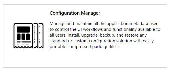 Configuration Manager